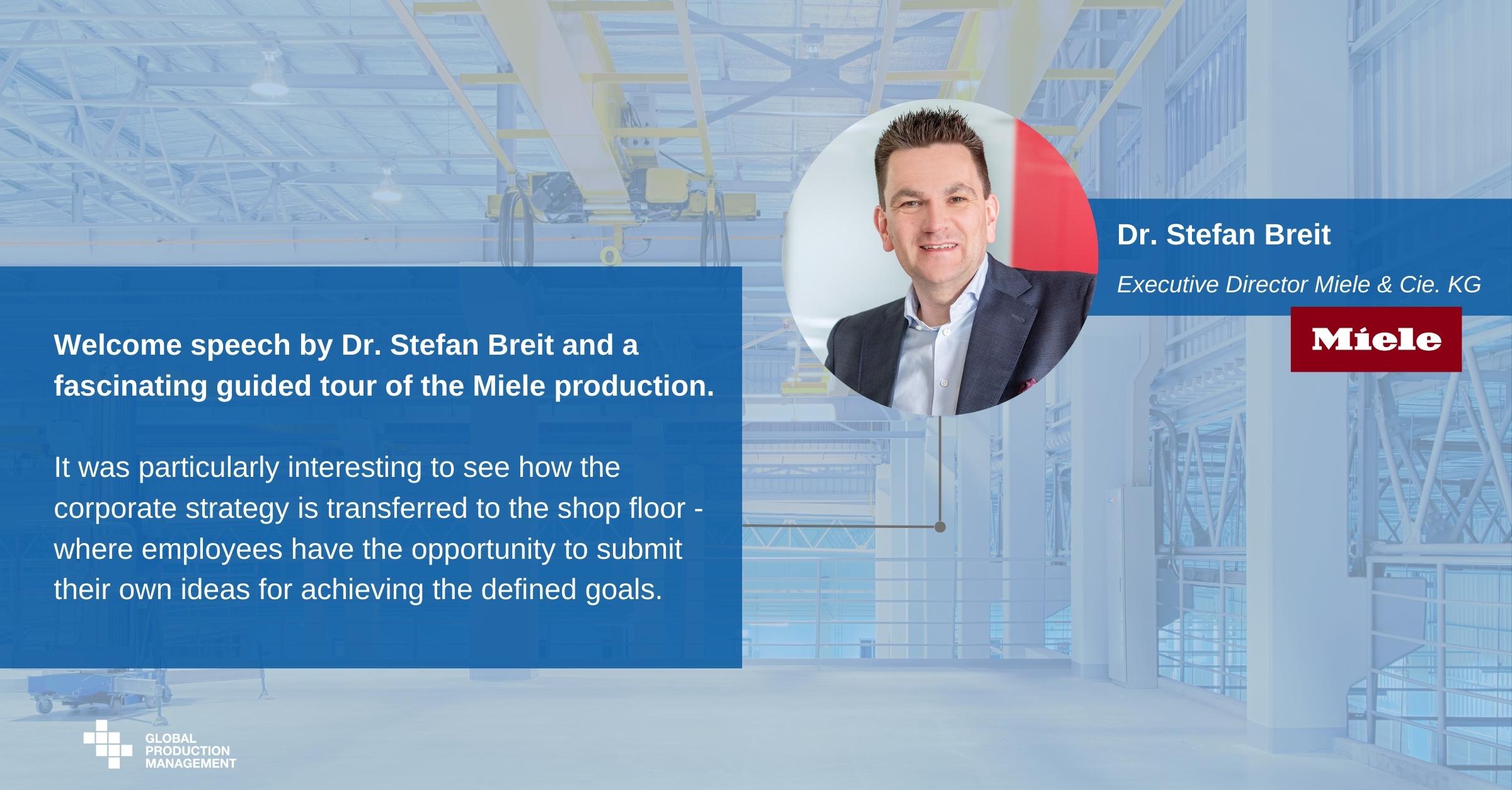 Welcome-speech-by-Dr.-Stefan-Breit-and-a-fascinating-guided-tour-of-the-Miele-production. Meeting of the Global Production Community  