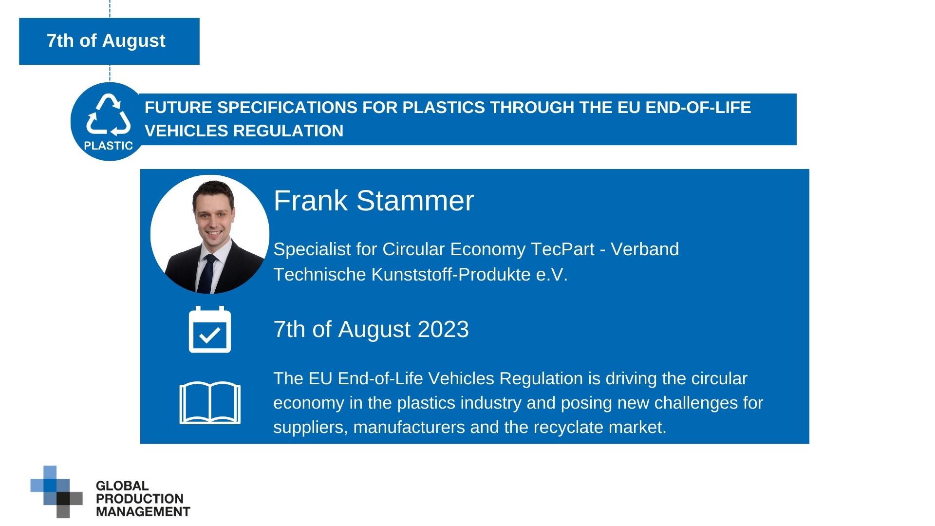 2 Future specifications for plastics through the EU End-of-Life Vehicles Regulation​  